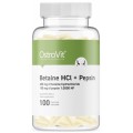 Betaīns HCL + Pepsīns 100 kapsulas